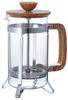 HARIO Cafe Wood Press Coffee Serving Press, Style, Drip, 4, Multi-Purpose, CPSW-4-OV