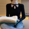 Autumn and Winter Slim-fitting Long-sleeved Bottoming Sweater Tops Fashionable and Fashionable Hollow Sweater for Women In Autumn and Winter