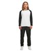 Build Your Brand Mens Contrast Raglan Long-Sleeved T-Shirt