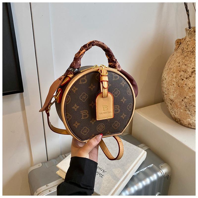 Диагональная нишевая круглая сумка для торта женская универсальная сумка-мессенджер на одно плечо, высококлассная маленькая круглая сумка, весенне-летняя женская сумка