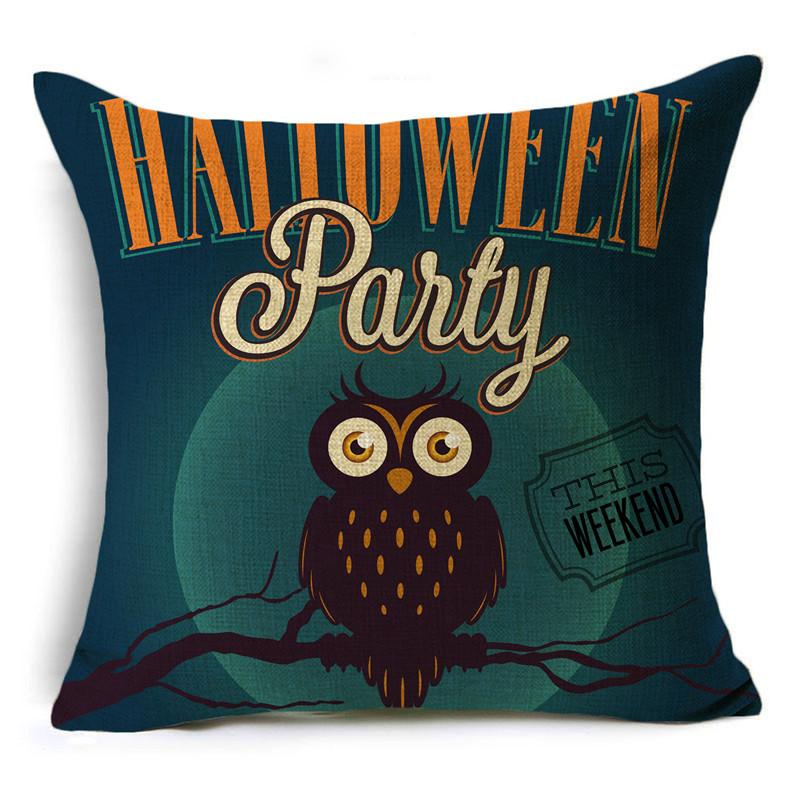 Halloween Horror Collection Themed Pillowcase Holiday Gift Party Decoration Sofa Cushion Cover 40*40cm/45*45cm/50*50cm