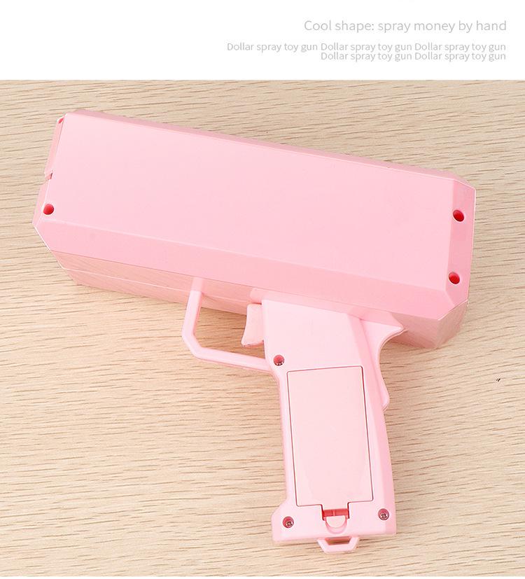 Кросс-бордерная денежная пушка с электроприводом и индивидуальным логотипом: Игрушечный реквизит "Банкнота с плевком доллара"