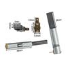2 Pcs Carbon Motor Brush For 30/60/70/80/90L Industrial Vacuum Cleaners Replacement Spare Parts Accessories