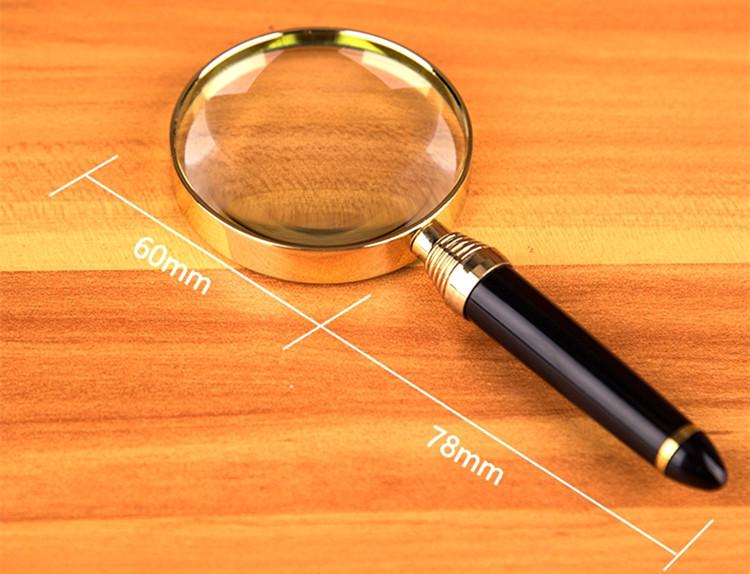 20X Portable Handheld Magnifying Glass Magnifier Loupe Glass Lens  for Jewelry Newspaper Book Reading Tools