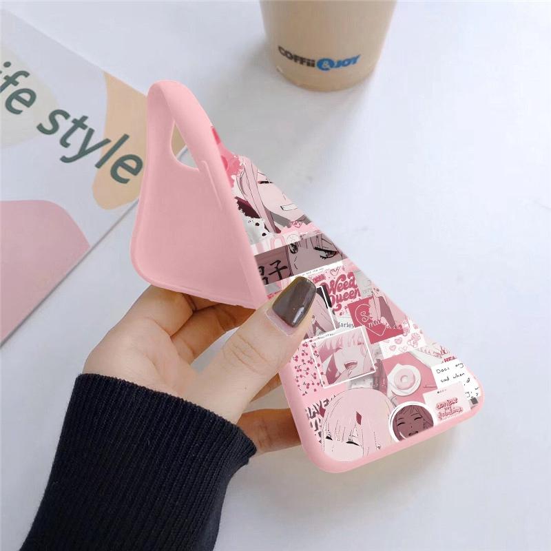 Розовый чехол для телефона для девочек iPhone Samsung A55 S24 FE S25 M35 A16 Xiaomi Redmi Note 13 Pro 14C Huawei Honor Realme противоударный матовый чехол с защитой от царапин