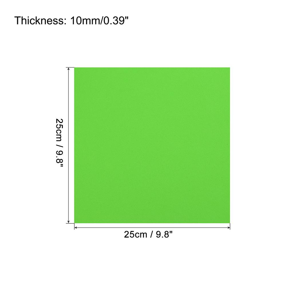 EVA Foam Sheets Orange 9.8 Inch X 9.8 Inch 3/5/7/10mm Thick Crafts Foam Sheets for Costumes, Arts and Crafts Projects