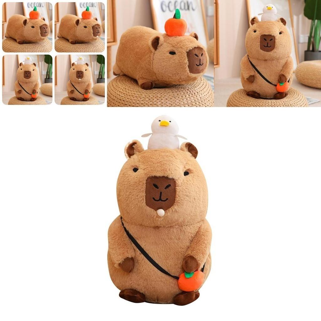 Capybara Plushie Cute And Cuddly Capybara Stuffed Animal Toy Short Plush Customizable Design