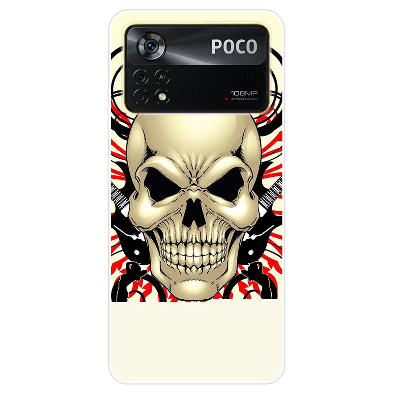 Для Xiaomi Poco X4 Pro 5G силиконовый чехол из ТПУ мягкий чехол для телефона для Xiaomi Poco M4 Pro 4G чехол