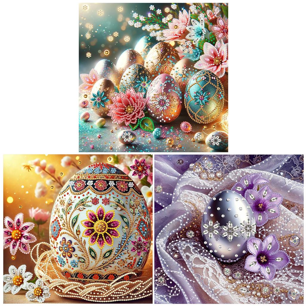 Пасхальная Специальная Форма 5D DIY Частичное Алмазное Раскрашивание Наборы для Взрослых Новичков Домашний Декор Алмазное Искусство Набор 30x30см