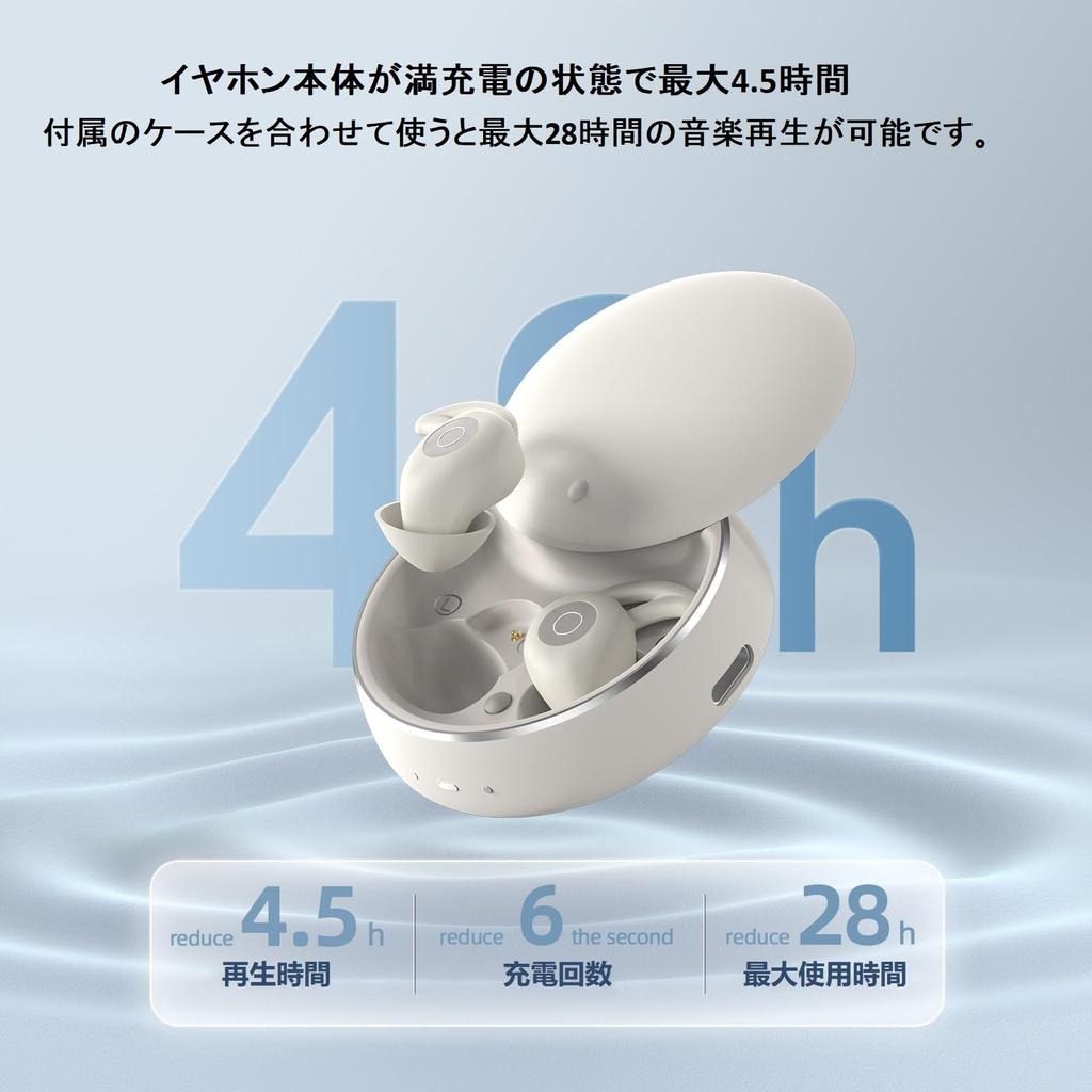 Eppfun Sleeping Wireless Bluetooth Improvement Earphones While Noise Cancellation Up To Lightweight High Sound Left and Right Separated Compatible