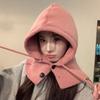 Pullover Hat Ear Protection Hat Beanie Hat Winter Cap Creative Knitted Scarf  Outdoor