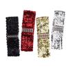 Metal Buckle Sequined Wide Corset Belt Wide Elastic Elastic Waspie Belt  Casual Wear