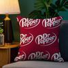 Наволочка с изображением вишневого напитка Dr. P. Pepper, мягкая, двусторонняя, из плюшевой ткани, для дома, дивана, высококачественная.