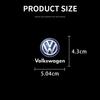 Для Volkswagen VW Эмблема Логотип Автомобиля Декоративные Наклейки Значок Наклейка Стайлинг Интерьера Для Volkswagen VW Scirocco Jetta Beetle Golf