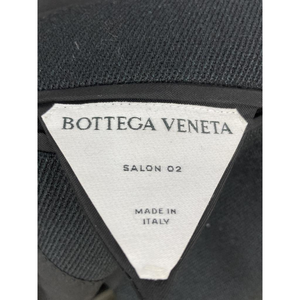 BOTTEGA VENETA Black 671210 Wool Double Jacket Jacket 44 blackUsed
