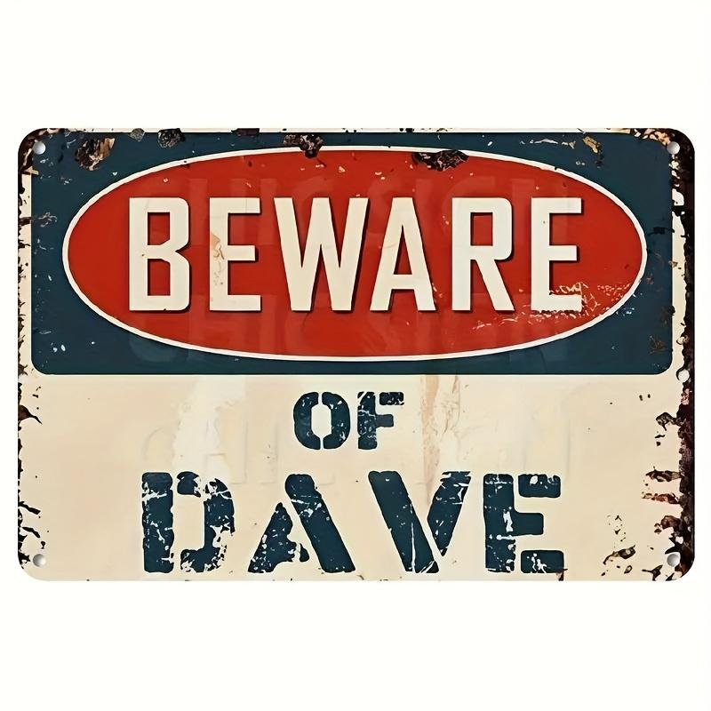 Beware of Steve Aluminum Sign Vintage Humor Bar Garage Man Cave Wall Decor Plaque