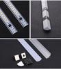 2-20 шт. 0,5 м 72 светодиодных жестких полосовых светильников 220 В УФ-стиль угловой светодиодный алюминиевый профиль жесткий трубчатый светильник под шкафом полоса лампы