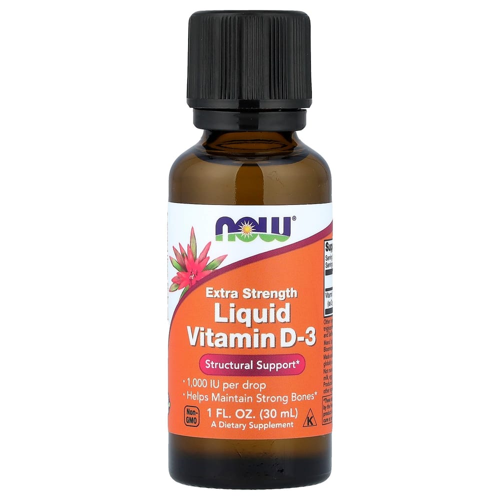 iHerb Now Foods Liquid Vitamin D-3 Extra Strength 1000IU 30ml (1 fl oz)