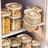 Sealed Storage Jar Cereal Organizer BPA Free Large Capacity Transparent Design Dry Food Flour Sugar Storage Can