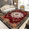 Персидские Роскошные Ковры Украшение Гостиной Ковер Большой Площади Моющийся Ковер для Кофейного Столика Ковер для Зоны Отдыха Высококачественный Нескользящий Коврик для Спальни