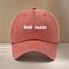 This Is a Baseball Cap with Dead Inside Print Individual Fashion Adjustable Size HipHop Hat Unisex Lightweight Comfortable Duc