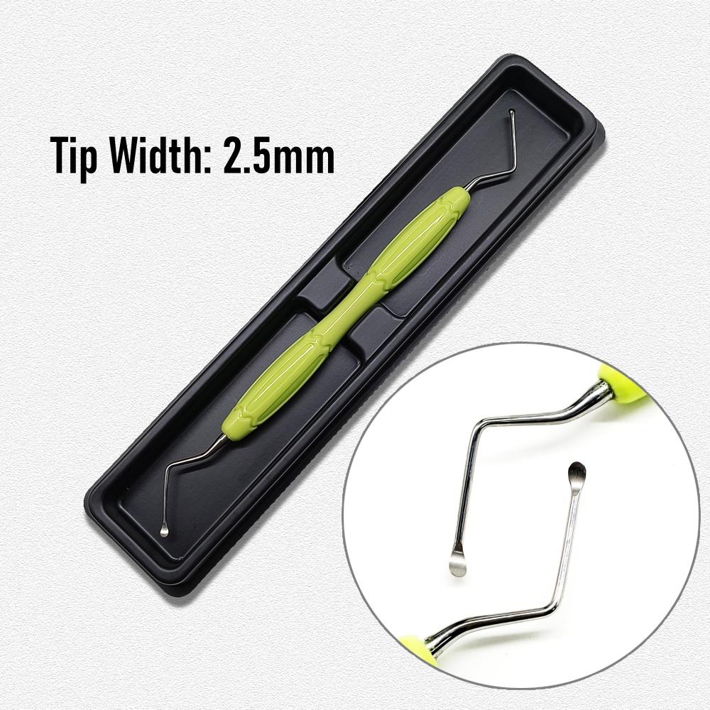 Высококачественная ручка для стоматологического скалера Ложка для чистки зубов Экскаватор Инструменты для реставрации Высококачественный инструмент-ложка с длинным наконечником