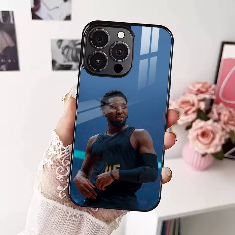 D-Донovan MitchellS 45 Чехол для телефона для iPhone 17 16 15 14 13 12 Pro Max Plus для Magsafe Зеркальный Беспроводной Магнитный Чехол