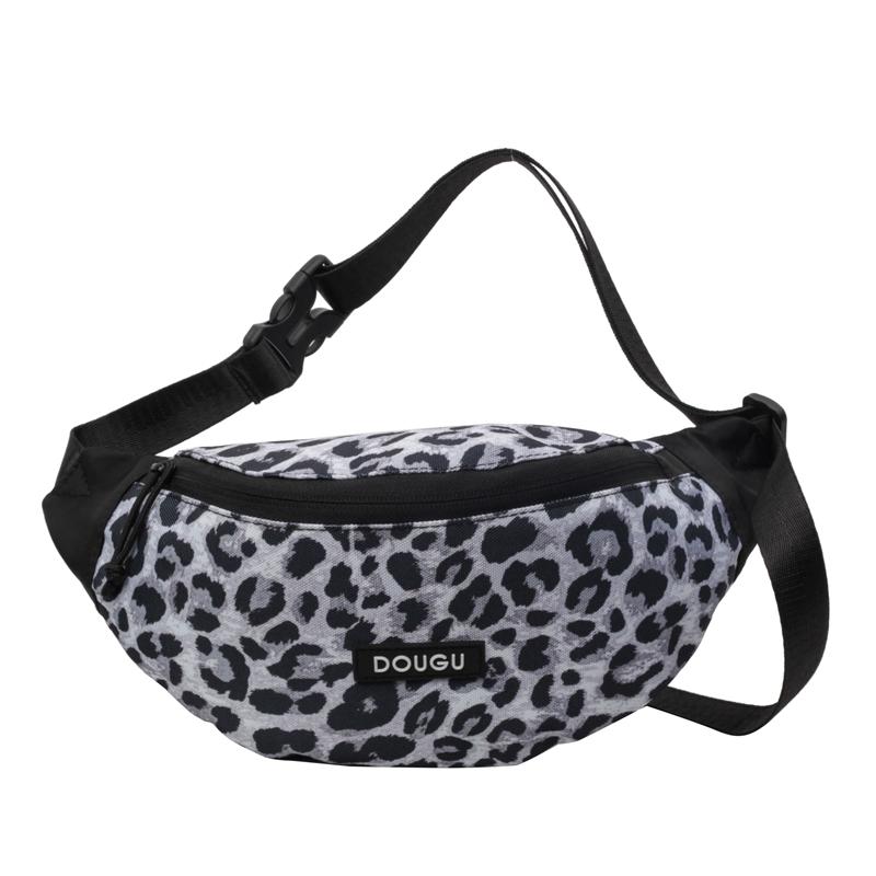 Женская нагрудная сумка с леопардовым принтом, многофункциональная сумка через плечо, сумка через плечо