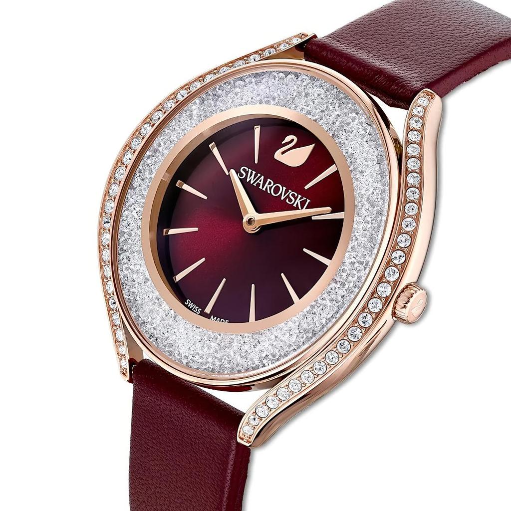 Swarovski 5558637 Кристально-бордовые женские часы