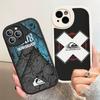 Бренд для серфинга Q-QuiksilverS Логотип Для IPhone 16 15 14 16E 13 12 11 Pro Max Plus Телефон Кожаный Чехол
