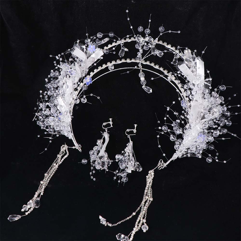 Fairy Crystal Hair Hoop Tiara Jeweled Rhinestone Headband Wedding Styling Accessories
