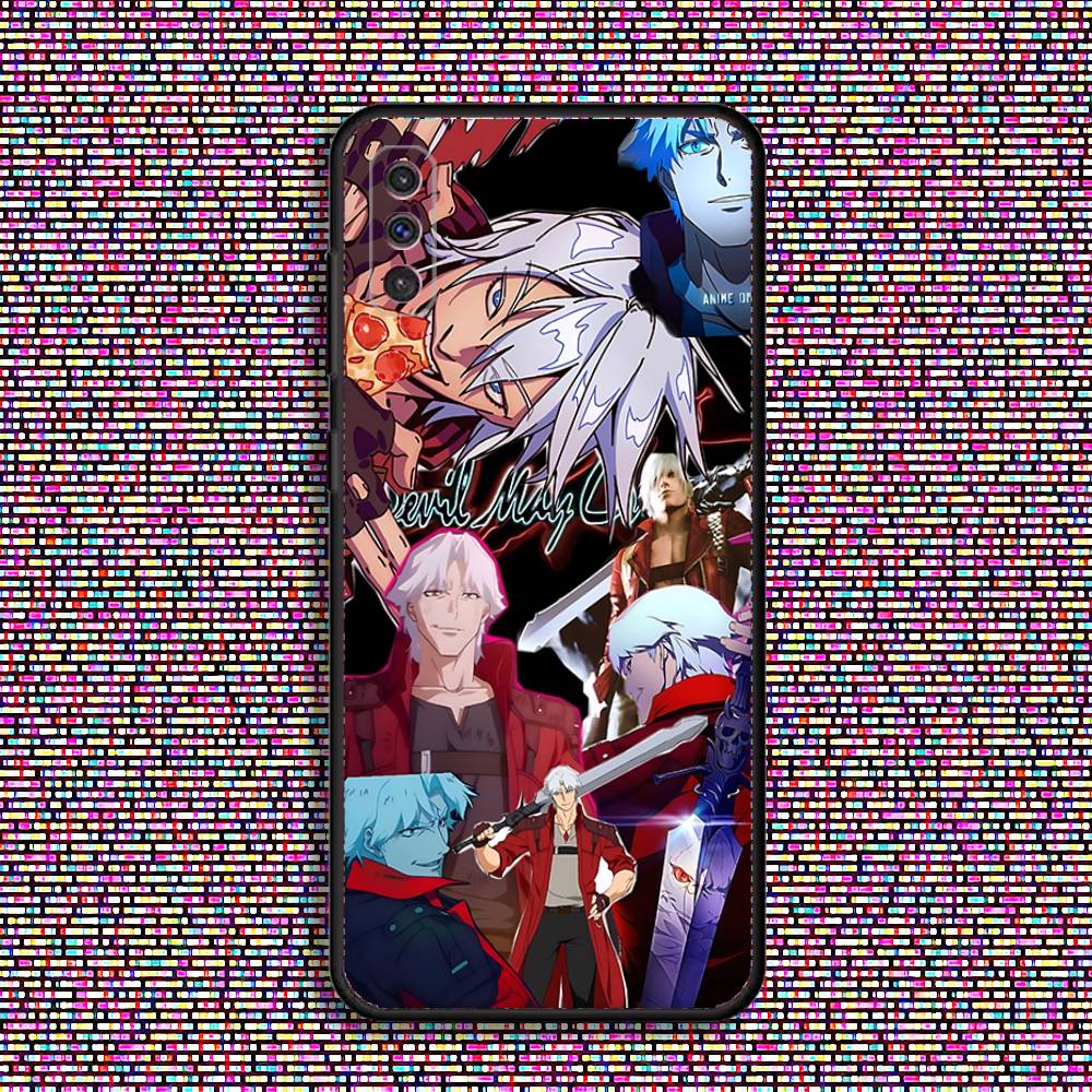 D-Devil M-May C-Cry Dante Чехол для телефона Samsung S 25,24,23,22,30,21,10,9,Ultra,Plus,Lite,FE,4,5 G Черный Мягкий Чехол