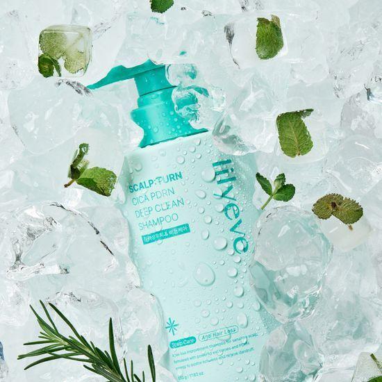 lilyeve Шампунь Scalpturn Cica PDRN для глубокого очищения 500 г