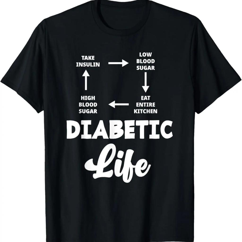 Смешная футболка для диабетиков 1 типа T1D Диабет Информированность о диабете