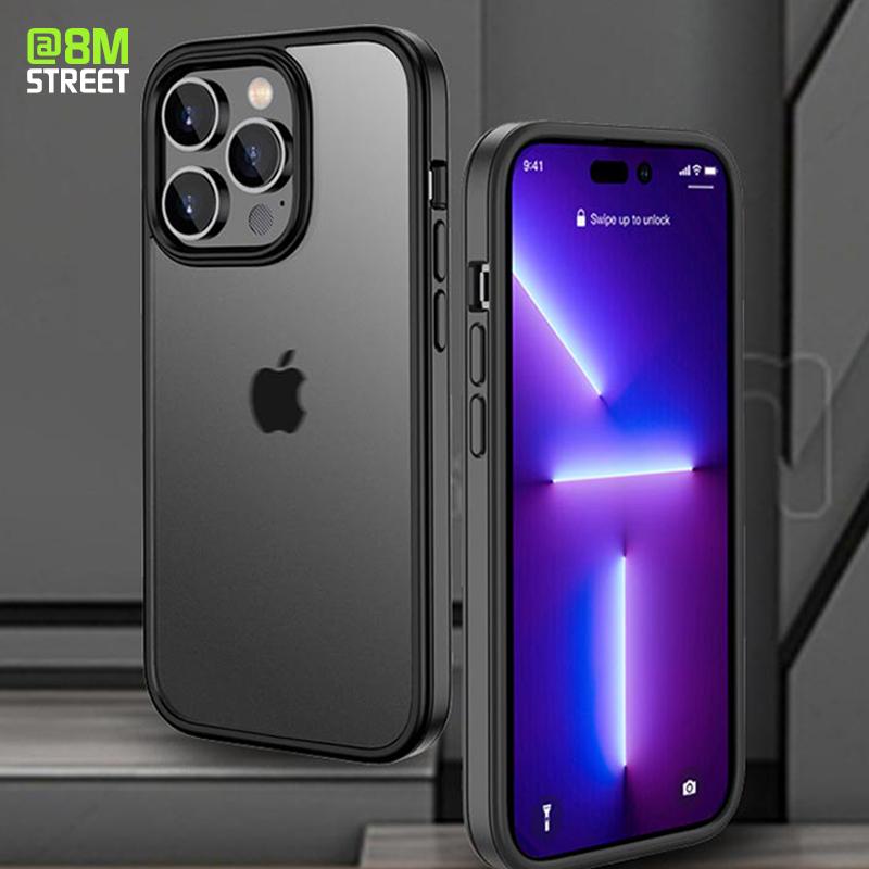 Роскошный силиконовый защитный чехол для телефона для iPhone 15 Pro 12 13 14 Pro Max 14Plus PC, защита объектива, мягкая рамка, противоударная матовая задняя крышка
