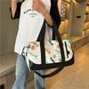 Travel Bag Oxford Shoulder Bag Large Capacity Graffiti Print Portable Crossbody Bag Separation Shoes Bags Dry Wet Separation