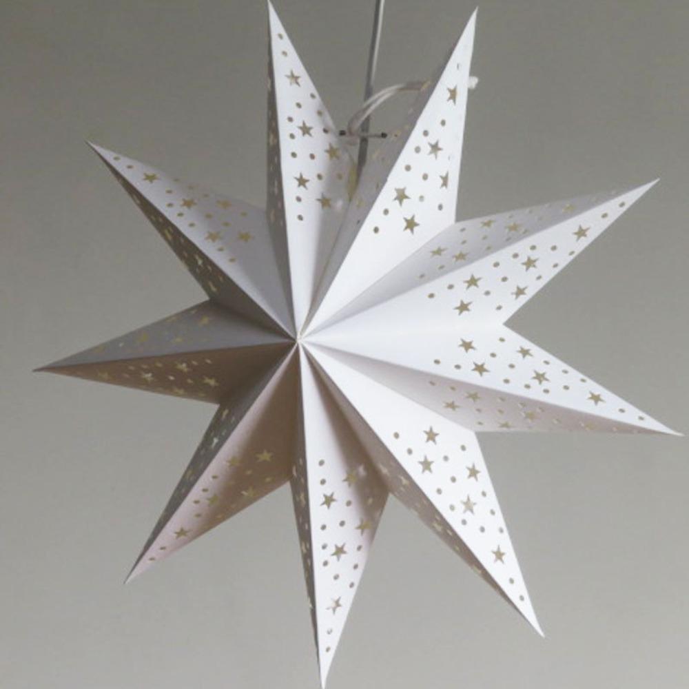 Eid Mubarak Star Lampshade 35/45cm Islam Muslim Light New Hollow Seven Point Star Home Decorations