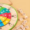 Montessori Turntable Multiplication Board Multiplication Table Calculate Game  Preschool