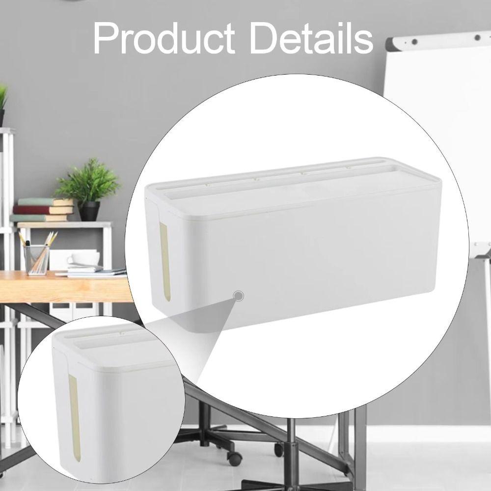 Пластиковый бытовой органайзер для кабелей, ящик для хранения, чехол для сетевого шнура, зарядное устройство