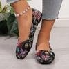 Women's Shoes Fashion Shallow Women's Flats Hot Sale Printing Daily Flats Women New Plus Size Flat Low Heels Mujer