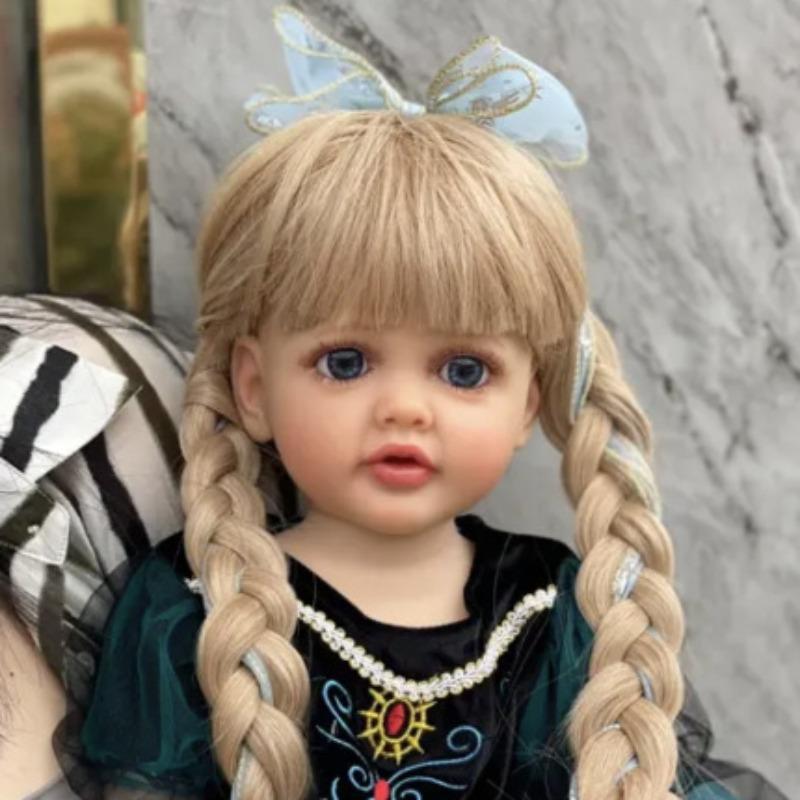 Живая кукла-реборн Betty 22'' 55 см, полностью виниловое тело, новорожденные куклы для девочек, реалистичная кукла-реборн принцесса Снежка Bebe Boneca, подарки на день рождения детям