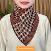 Fashionable Autumn Winter Neck Warmer New Style Korean Version Versatile Warm Elegant Triangle Scarf Neck Protection for Neck