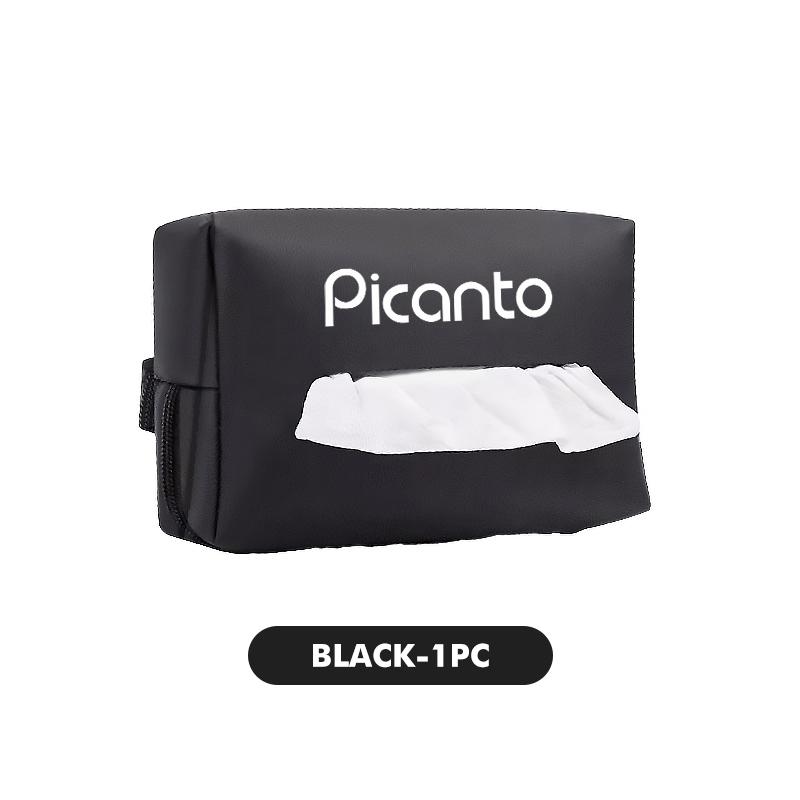LBGD4 Car Seat Back Tissue Box Paper Towel Storage Bag For KIA Soul Picanto Stonic Venga Sorento Forte