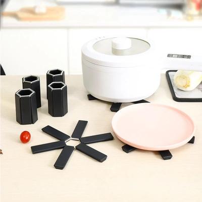 3 в 1 термостойкая подкладка складная нескользящая подставка под кастрюлю сковороду подставка для стола тарелка крестообразный держатель подстаканник кухонные гаджеты