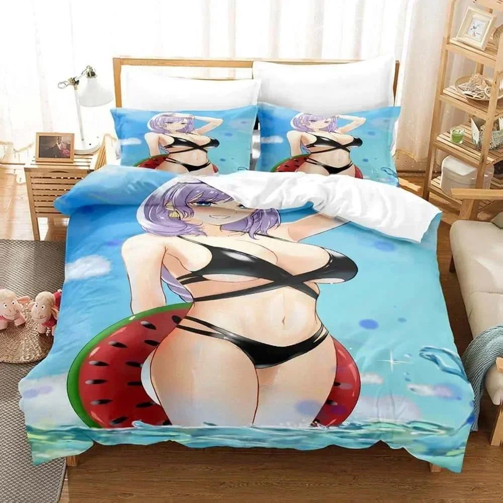 Одеяло Новое 3D Аниме Кавайные Девочки Паволия Рейн Комплект Постельного Белья Односпальный Twin Полный Queen King Размер Комплект Постельного Белья Для Взрослых Детей Спальни S