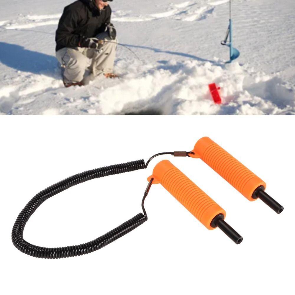 Comfortable Grip Ice Picks Retractable Safety Picks Durable Breaking Tools Walking On Ice