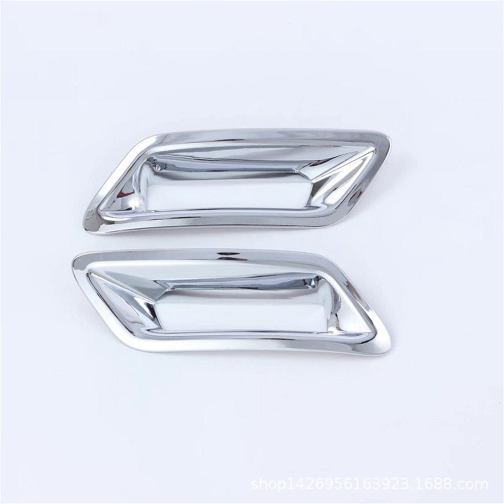 2Pcs New Chrome Rear Fog Light Lamp Cover Decor Trim For Nissan Rogue 2021-2023