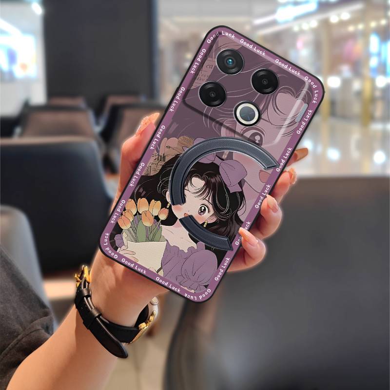 Водонепроницаемый защитный чехол для телефона для infinix GT 20 Pro/X6871 Полная обертка Модный дизайн Мягкий чехол Мультяшный Силиконовый Животные
