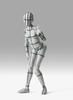 TAMASHII NATIONS Edition цветная 135 мм окрашенная подвижная фигурка SHFiguarts Body-chan -Спорт- -Проволочный каркас- (Серая версия.) приблизительно. ПВХ и АБС