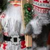 Стильная Плюшевая Фигурка Деда Мороза Элегантный Рождественский Центр Стола Дед Мороз Плюшевое Украшение для Праздничных Вечеринок
